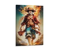 KCFDKKDK Poster d'art d'animation One Piece - Peinture sur toile - Poster mural moderne pour chambre à coucher - 30 x 45 cm