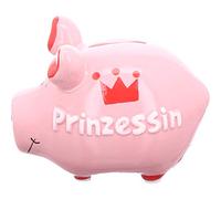 KCG Tirelire en céramique Princesses env. 12,5 cm x 9 cm.