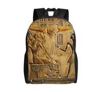 KCGSDEGV Formulas Shapes Theory Math Leçon Word Printed Laptop Backpack 15" Adult Work Travel Backpack School Bag for Boys Girls Men Women, Egypte Hiéroglyphe., taille unique
