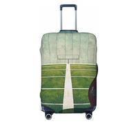 KCGSDEGV Housse de bagage élastique avec fermeture éclair invisible - Protection universelle pour valises - Pour voyage, voyages d'affaires, Noir , S(18-21inch suitcase), Valise