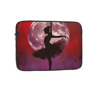 KCGSDEGV Housse de protection pour ordinateur portable Motif ballerine Dance pour une protection ultime - Sacoche pour tablette, Noir , 10 inch