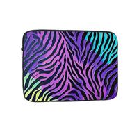 KCGSDEGV Housse de protection pour ordinateur portable Motif zèbre camouflage pour une protection ultime - Sacoche pour tablette, Noir , 13 inch