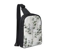 KCGSDEGV Sac à bandoulière imprimé avion de la Seconde Guerre mondiale pour homme et femme, sac à bandoulière pour voyage, coureur, cyclisme, randonnée, sports, Brindille naturelle blanche, Taille