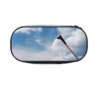 KCGSDEGV Trousse à crayons avec imprimé parcours de golf - Trousse à crayons - Trousse de maquillage pour voyage, école, travail, Noir , Taille unique, Cartable