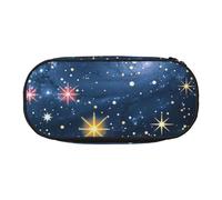 KCGSDEGV Trousse à crayons avec motifs constellations et galaxies - Pour voyage, école, travail, Noir , Taille unique, Cartable
