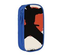 KCGSDEGV Trousse à crayons noire avec imprimé karaté pour hommes, grande capacité, jolie trousse à crayons pour l'école, les filles et les garçons, bleu, Taille unique, Cartable