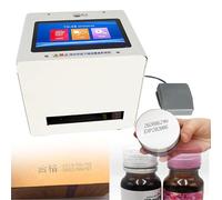 KCHBSE Imprimante de Bureau Semi-Automatique à Jet d'encre, écran Tactile de 7 Pouces, Date d'expiration, Codage de données numériques, Mini-imprimante d'étiquettes à Jet d'encre, Temps Industriel
