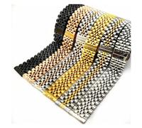 KCHSRKHXC 12 mm 14 mm 16 mm 18 mm 20 mm 22 mm 24 mm Bande de montre en acier inoxydable Bracelet Bracet en métal Polied Bandle de surveillance