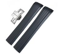 KCHSRKHXC 21 mm Colorful Fluory Rubber Watch Bands pour 5164A 5167A série Butterfly Boucle Silicone Watch Strap Watch