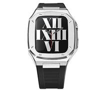 KCHSRKHXC 41mm45mmstainlesssteelstrapsetforAppleWatch44mmmetalcaseForiWatch87Series6se5440mmdiyModificationKit