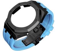 KCHSRKHXC 4rd Gen Kit for GA2100 GA-2100 GA2110 Metal Watch Case Fluorine Rubber Strap Stainless Steel Bezel Rubber Sport Watchband Watch Strap
