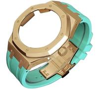 KCHSRKHXC 4rd Gen Mod Kit For GA2100 GA-2100 GA2110 Metal Watch Case Fluorine Rubber Strap Stainless Steel Bezel Sport Watchband