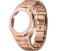 KCHSRKHXC 5e / 4e tous accessoires de remplacement de sangle de lunette de montre en acier inoxydable , pour GA2100 / GA2110 pour les femmes de montres pour les femmes de montres avec outil