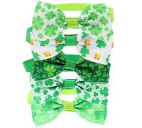 KCHSRKHXC 5pcs St Patrick's Day's Pet Bow à noix