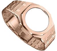 KCHSRKHXC All Stainless Steel Watch Bezel Strap Replacement Accessories，For GA2100/GA2110 Men's Women Watches DIY watch strap