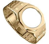 KCHSRKHXC All Stainless Steel Watch Bezel Strap Replacement Accessories，For GA2100/GA2110 Men's Women Watches DIY watch strap