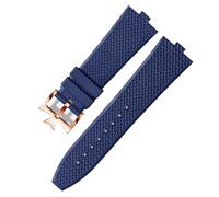 KCHSRKHXC Band de montre en caoutchouc à fluor senior pour 4500V 5500V 7900 STRAPE DE MONTRE VC CONVEX MOUCHE 7 mm Montreuse-bracele