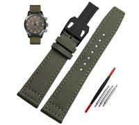 KCHSRKHXC Band de surveillance en nylon haute densité pour IWC IW377724 IW371614 Sangle de montre 20 mm 21 mm 22 mm Bracelet Black ArmyGreen Bleu