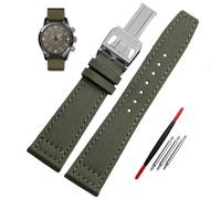 KCHSRKHXC Band de surveillance en nylon haute densité pour IWC IW377724 IW371614 Sangle de montre 20 mm 21 mm 22 mm Bracelet Black ArmyGreen Bleu