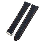 KCHSRKHXC Bandons de monator de 20 mm Toile en cuir Bottom Watch Bandin pour Omega 300 AT150 Planet Ocean Nylon Watch Strap Man Woman