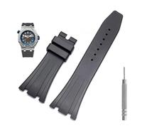 KCHSRKHXC Bandoue de montre de montre en caoutchouc 27 mm pour AP 15703 26470o Royal Oak Offshore Men Sports Watch Strap Bracelet