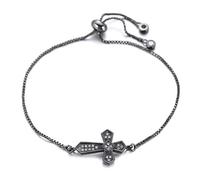 KCHSRKHXC Chaîne de bijoux classique en oxyde de zirconium réglable pour femme