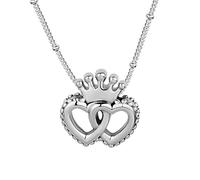 KCHSRKHXC Collier ras du cou United Royal Hearts pour femme avec pendentif en forme de cœur