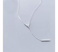 KCHSRKHXC Collier vintage bijoux pour femmes lettre un charme chaud réel sterling argent argent-cadeau pendentif collier