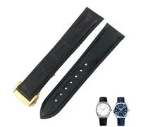 KCHSRKHXC Crocodile en cuir Watch Band ajusté pour Omega de Ville Constellation 18 mm 19 mm 20 mm 22 mm 22 mm STRAPE DE SILLE ALLIGATEUR