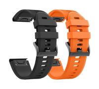 KCHSRKHXC For Forerunner 935 Watch Band Silicone Watch Strap Replacement for Fenix 5/Fenix 5 Plus/Fenix 6/Fenix 6 Pro/Forerunner 935/945/Approach S60/Quatix 5
