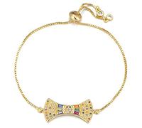 KCHSRKHXC Forme de ventilateur géométrique exclusive Princesse coupe courte en zircon cubique Chaîne en cristal Bijoux pour femme