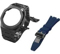 KCHSRKHXC Gen 5 Metal Watch Case Bezel Strap+Fluororubber Watch Band Combination Set，For GA2100 GA2110 GAB2100 GM2100 Mod Kit for Watch Full