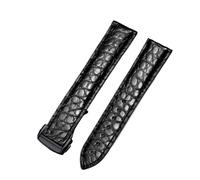 KCHSRKHXC Genuine Leather Band Alligator For Omega Strap Moonwatch 300 AT150 PLANET OCEAN 600 Watch 20mm To 22mm Crocodile Men's And Women's