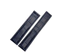 KCHSRKHXC Genuine Leather Bracelet 19mm 20mm 22m for Watchband Men Wristwatches Band Accessories Fold Buckle Leather Watch Strap (Color : Brown no Buckle, Size : 22mm)