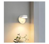 KCHSRKHXC - lampe murale à LED avec interrupteur Lumière murale de rotation compatible avec l'éclairage de la décoration intérieure de la chambre à coucher à la maison,