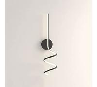 KCHSRKHXC Lampe murale, application murale à LED Minimaliste en spirale Murale Murale intérieure Lampes murales linéaires, 26W Éclairage de tête