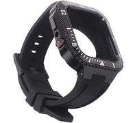 KCHSRKHXC Modified Kit Metal Watch Case With Band，For Band Series 8 7 45mm，Stainless Steel Cover+Strap Retrofit Set Accessories，For Series 6 5 4 SE