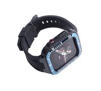 KCHSRKHXC Modified Kit Metal Watch Case With Band，For Band Series 8 7 45mm，Stainless Steel Cover+Strap Retrofit Set Accessories，For Series 6 5 4 SE