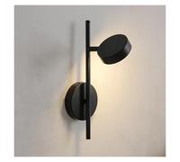 KCHSRKHXC Nordic Simple Wall Lamp Rotation Rotation Ajustement des lumières murales métalliques Chambre salon Asle Étude de l'étude D Black Mur