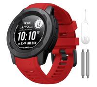 KCHSRKHXC Pour l'instinct 2 Watchband Instinct 2 Solar Solar Broupeau de Remplacement de silicone doux SILICONE SILICONE COMPATIBLE AVEC INSTIND 2 SOLAR TACTICAL (ORANGE)