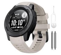 KCHSRKHXC Pour l'instinct 2 Watchband Instinct 2 Solar Solar Broupeau de Remplacement de silicone doux SILICONE SILICONE COMPATIBLE AVEC INSTIND 2 SOLAR TACTICAL (ORANGE)