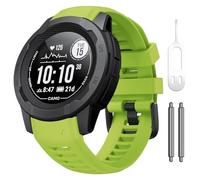 KCHSRKHXC Pour l'instinct 2 Watchband Instinct 2 Solar Solar Broupeau de Remplacement de silicone doux SILICONE SILICONE COMPATIBLE AVEC INSTIND 2 SOLAR TACTICAL (ORANGE)