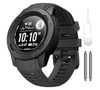 KCHSRKHXC Pour l'instinct 2 Watchband Instinct 2 Solar Solar Broupeau de Remplacement de silicone doux SILICONE SILICONE COMPATIBLE AVEC INSTIND 2 SOLAR TACTICAL (ORANGE)