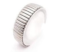 KCHSRKHXC Sangle de montée 12 14 16 18 20 22 mm Extension Extension Pièces en acier inoxydable Bande bracelets en métal argenté Bracelet accessoires