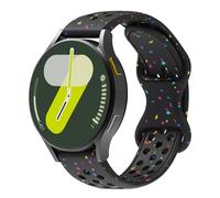 KCHSRKHXC Sangle de silicone 18/20 / 22 mm pour Galaxy Watch7 / 6/5/4/44/40mm Classic 43/47mm Gears3 Bracelet pour 3 4pro GT3 / 2E STRAP WORK