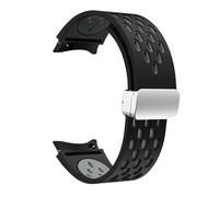 KCHSRKHXC Sangle de silicone de 20 mm pour Galaxy Watch 7 6 5 4 40mm 44 mm 5pro 45 mm Boucle sans espèces 6 Classic 43 mm 47 mm 42 Bracelet Watch Bands