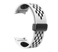 KCHSRKHXC Sangle de silicone de 20 mm pour Galaxy Watch 7 6 5 4 40mm 44 mm 5pro 45 mm Boucle sans espèces 6 Classic 43 mm 47 mm 42 Bracelet Watch Bands