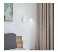 KCHSRKHXC Tapis à LED lampe murale moderne lampe de lecture de chevet à la maison avec commutateur d'éclairage mural noir blanc noir