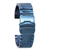 KCHSRKHXC watch strap black bracelet men's correa 22mm 20mm 18mm 24mm stainless steel luxury