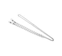 KCHYCV Chaîne et Cordon for Lunettes de Soleil for Femmes, léger et Durable, Accessoire Anti-Perte(Silver_5pcs)